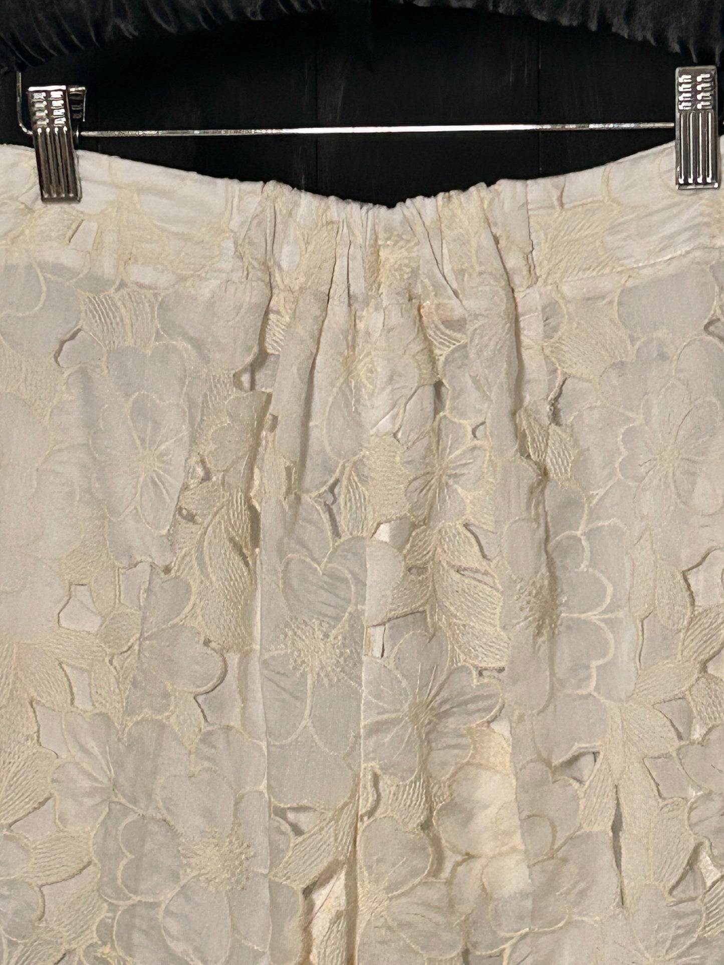 Milva Mi pantalone macramè