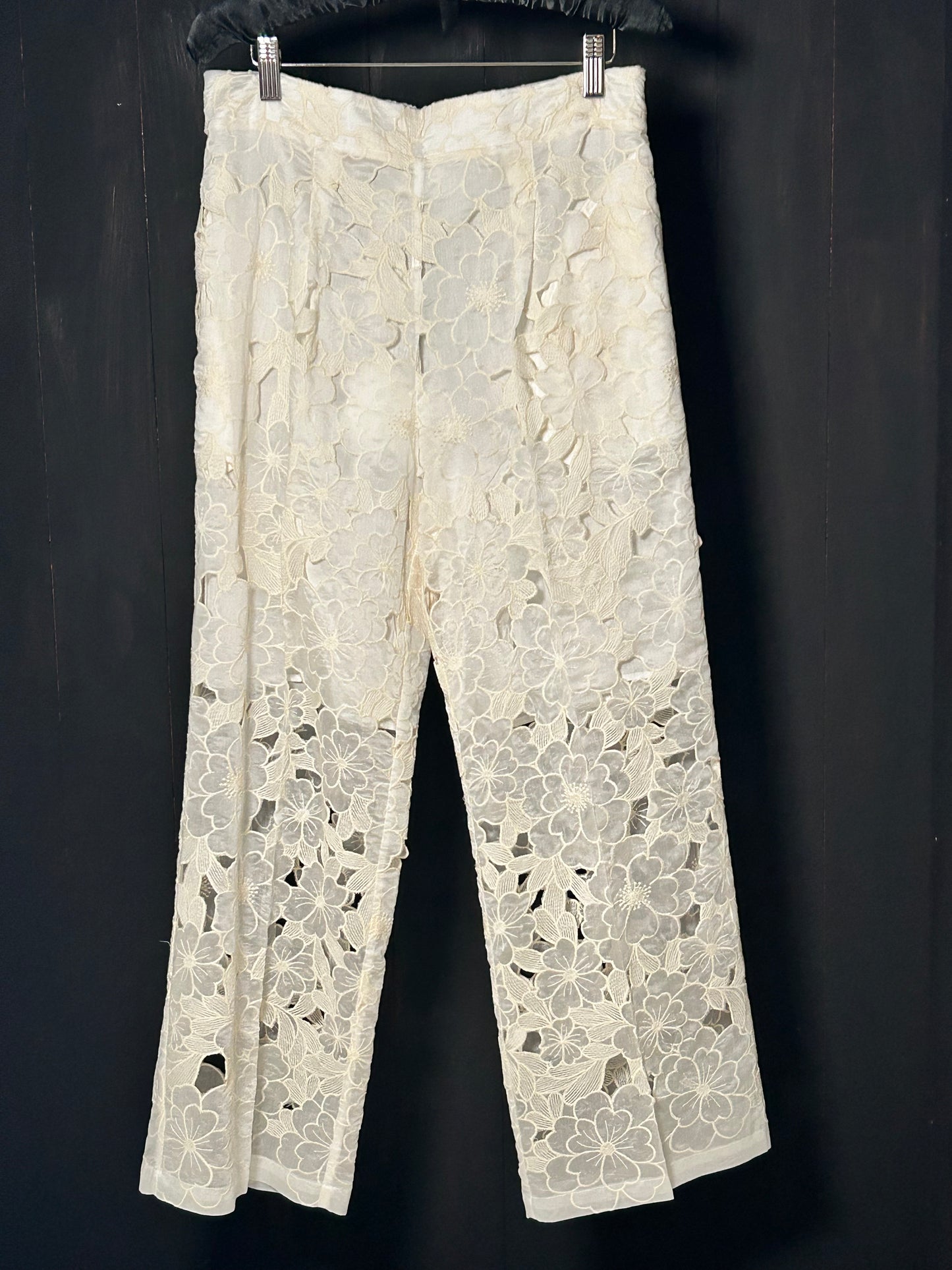 Milva Mi pantalone macramè