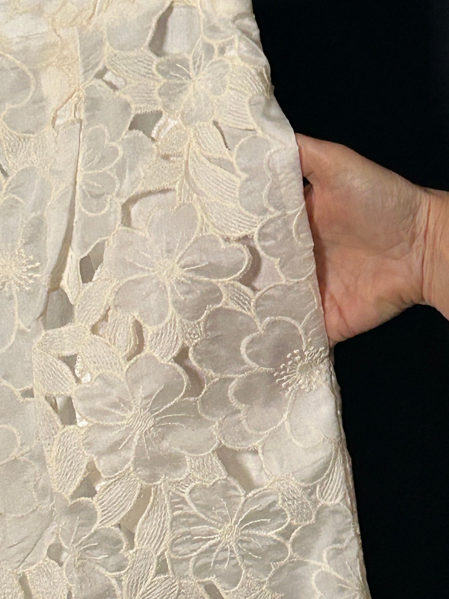 Milva Mi pantalone macramè