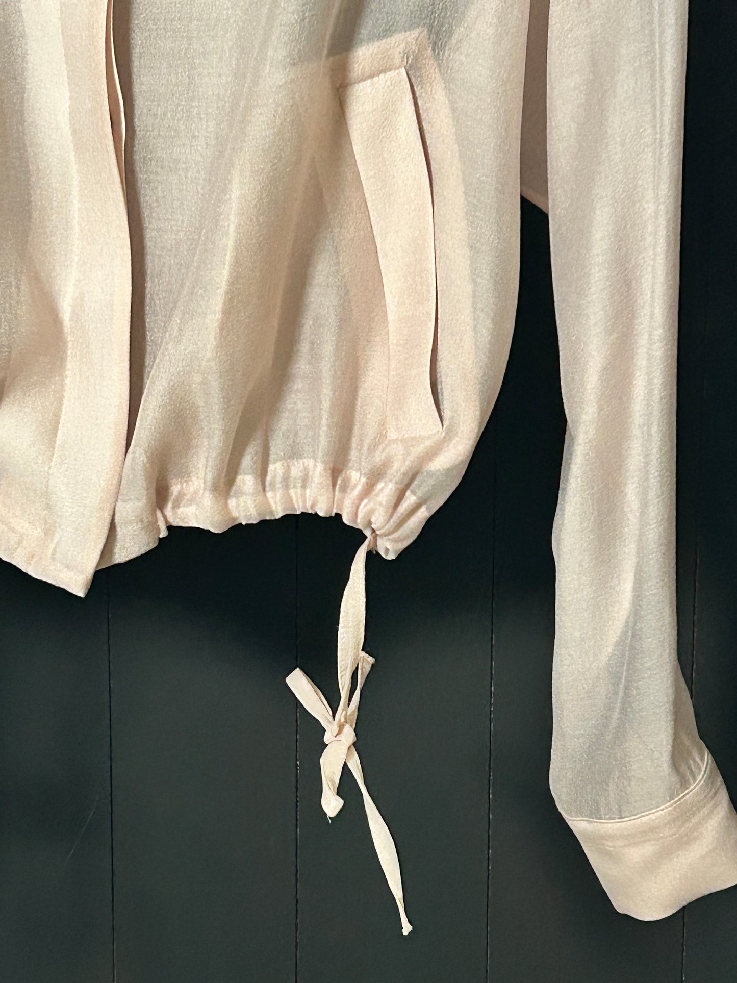 ‘Su’ bomber in organza