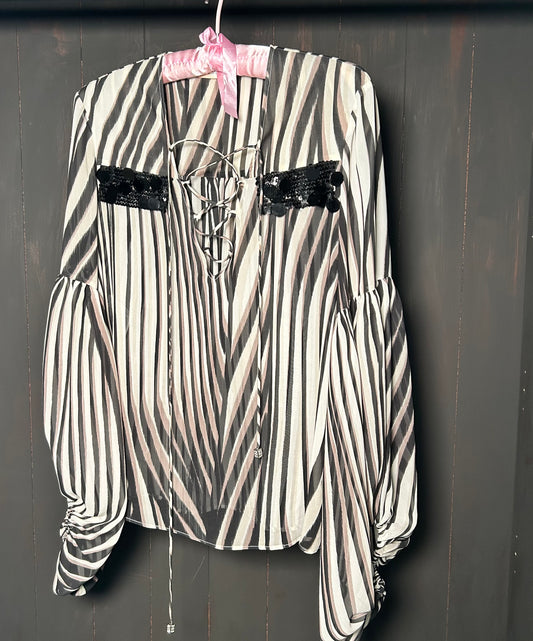 Dahlo camicia effetto righe