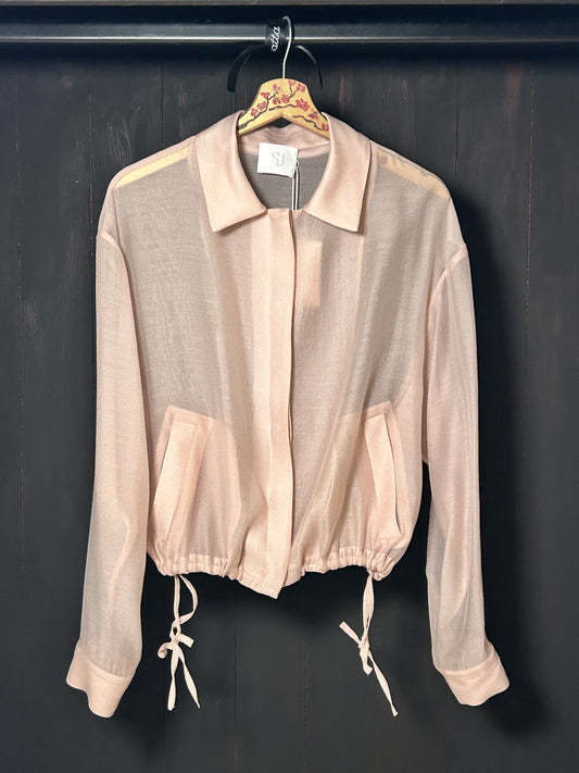 ‘Su’ bomber in organza