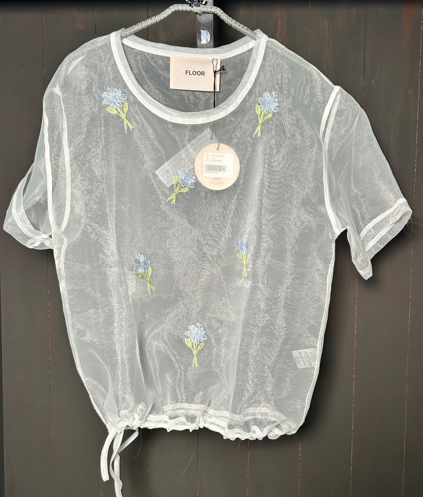 Floor maglia organza