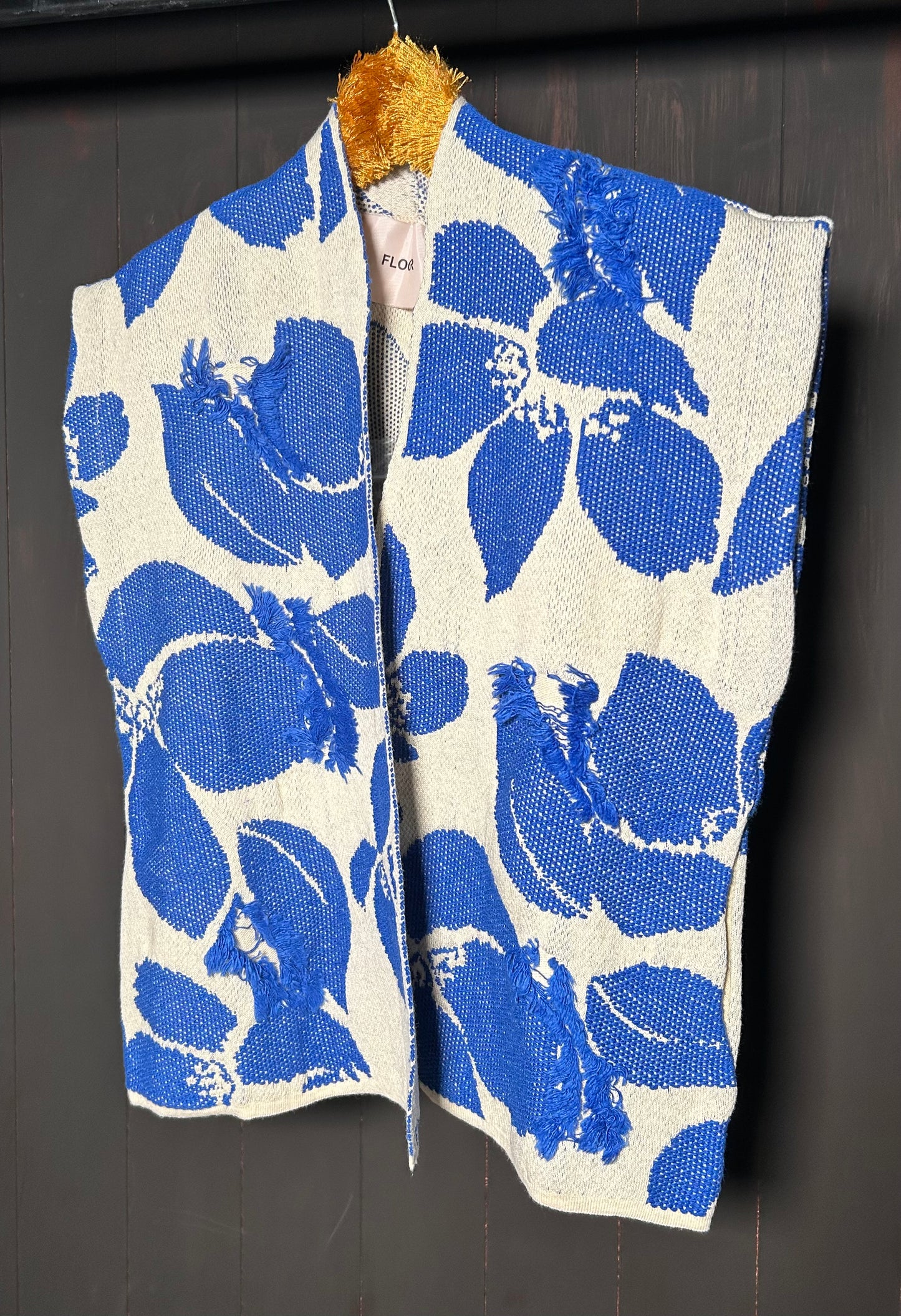 Floor gilet in maglia
