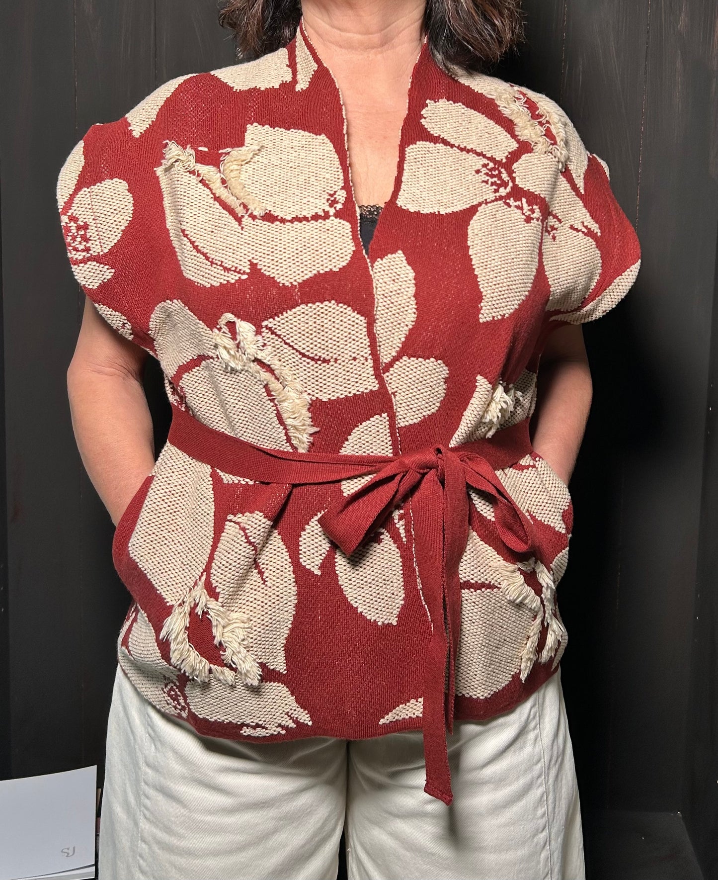 Floor gilet in maglia