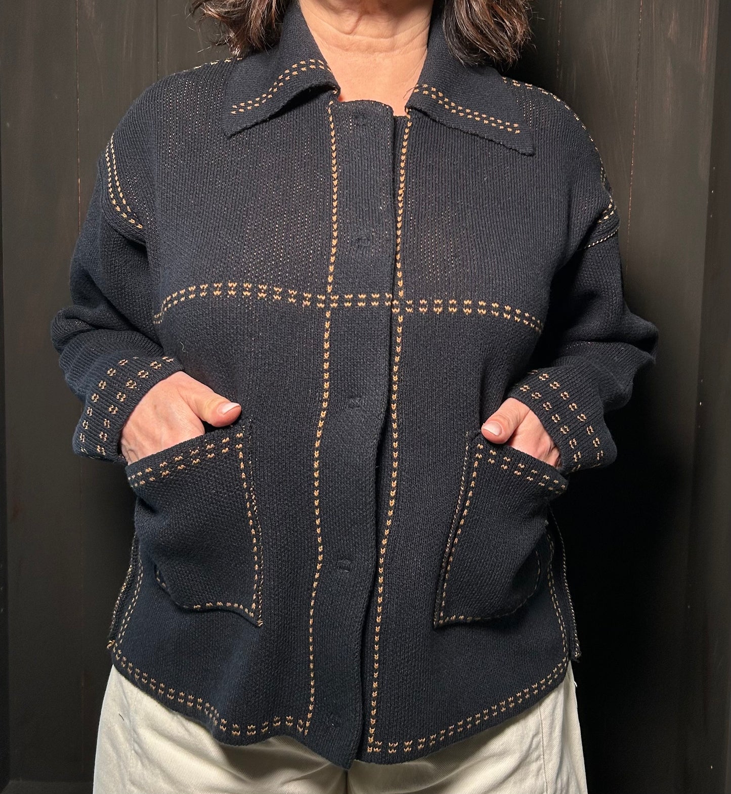 Floor Cardigan in maglia